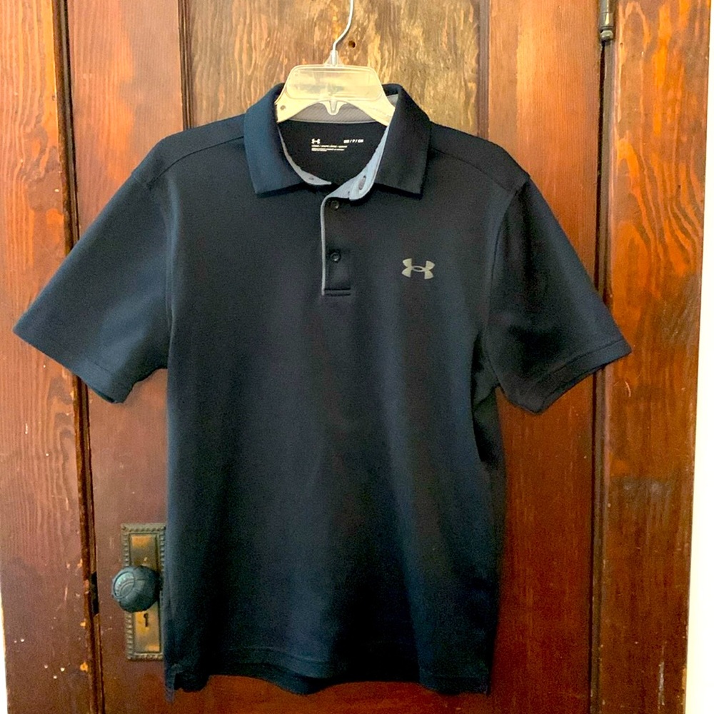 COPY - Under Armour UA Tech Polo Small Black with Gray trim